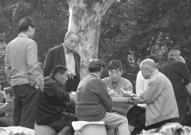 Playin Cards in the Park