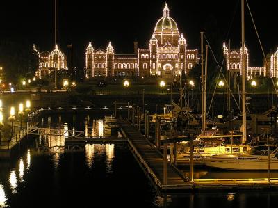Victoria BC, Inner Harbour and Parliament Buildings