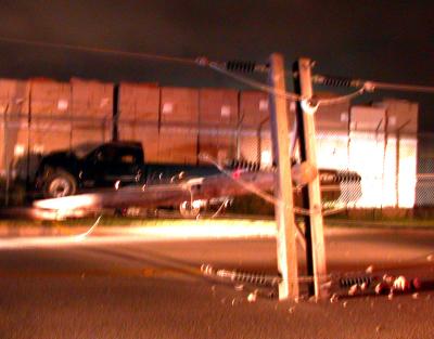 Chevy S-10 VS power pole