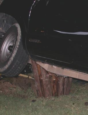 Chevy S-10 VS power pole