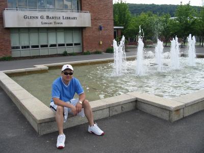 Outside Library