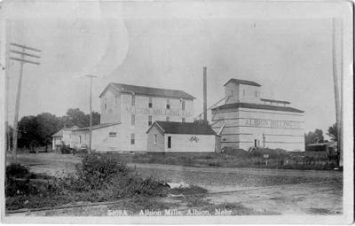 Historic Penny Postcard - Albion Mills