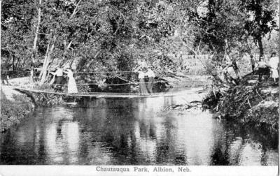 Historic Penny Postcard - Chautauqa Park
