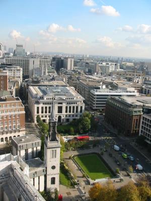 VIEWS OF LONDON FROM THE DOME OF ST. PAUL'S - OCTOBER 27, 2003