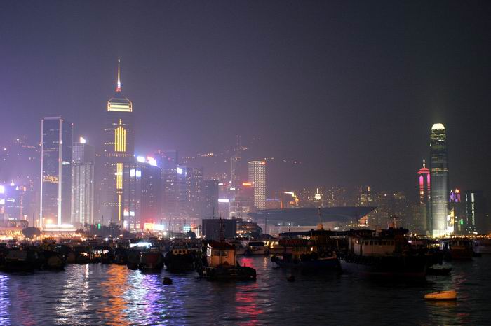The 5 most famous skylines in Hong Kong, Central Plaza, Bank of China, Cheung Kong, The Center and IFC2