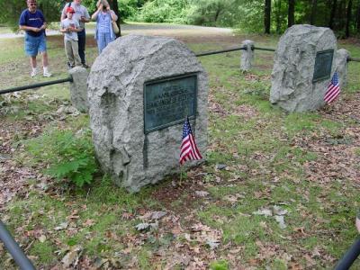 Gen Stevens marker at Chantilly