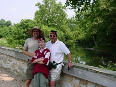 3 HIghlanders on the Bridge