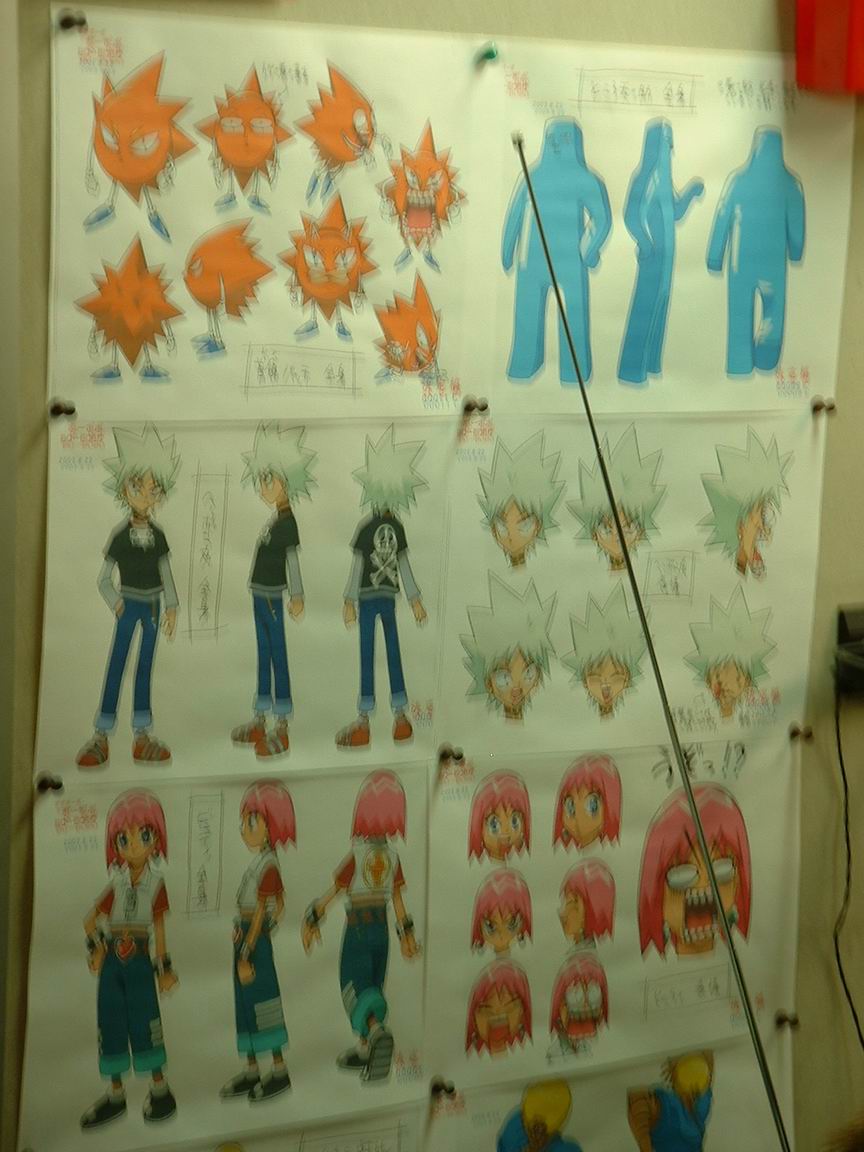 Les caractres des personnages dun anime, la srie en question est bobobobobo bobobo (un truc bien dlirant)