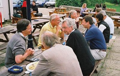 punting - lunch at the victoria arms