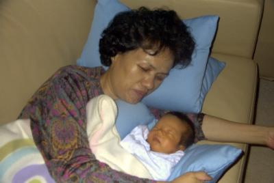 with grandma