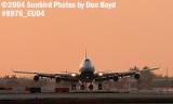 British B747-436 G-CIVH sunset airliner aviation stock photo #8976