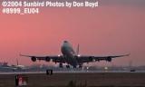 Air France B747-428(M) F-GISC sunset airliner aviation stock photo #8999