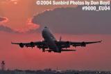 Air France B747-428(M) F-GISC sunset airliner aviation stock photo #9000