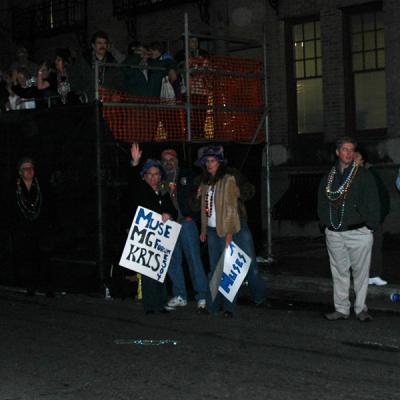 Muses fans across the street
