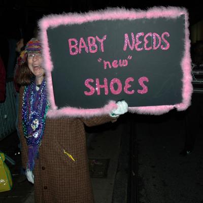 Baby needs new shoes!