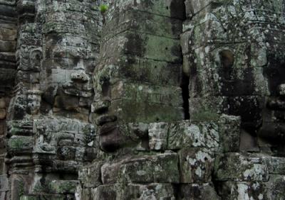 Bayon faces