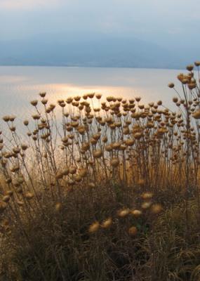 View from clifftop fortress. Nafplio, Greece.