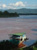 Mekong riverboat. Thailand/Lao border.