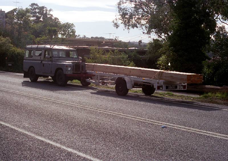 Bearers and Joists Arrive.