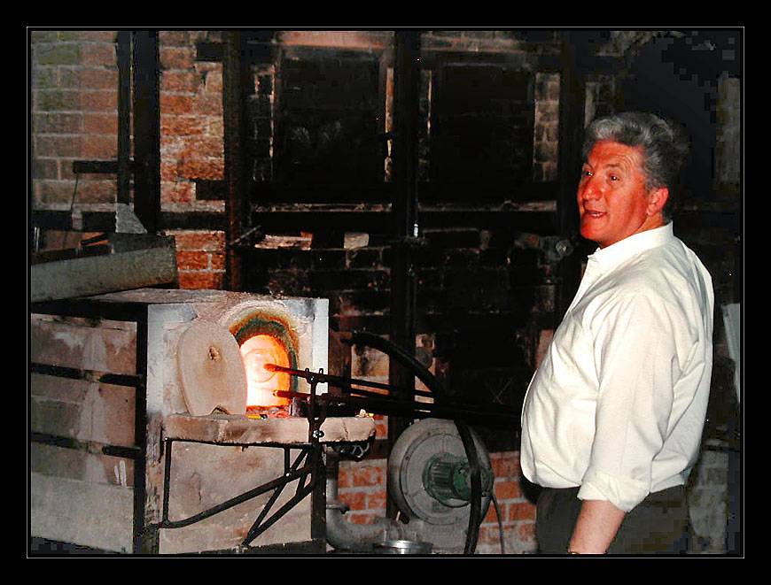 glassblower in Murano