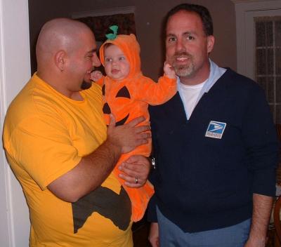 Charlie, Pumpkin and The Mail Man!