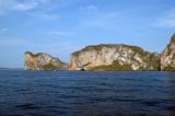 The west side of Ko Phi Phi Le