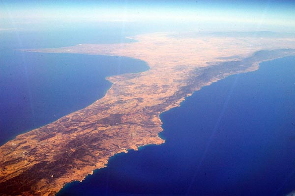 Cyprus, looking SE across the Karpas Peninsula