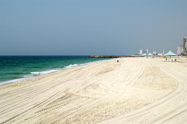 Beach along the Corniche in Ajman