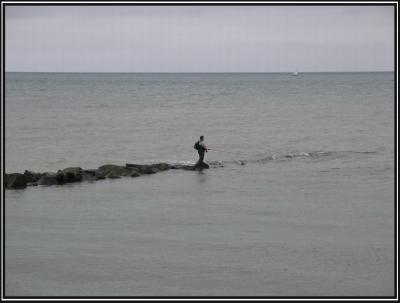 Lonely fisher