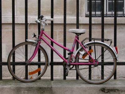 2004-10-27: pink bicycle