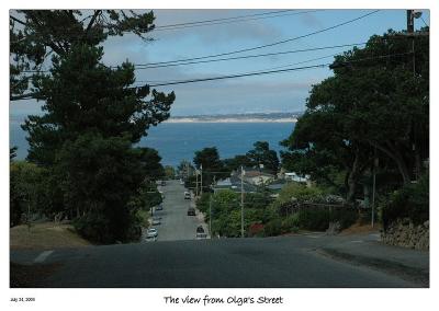 View from Olga's street