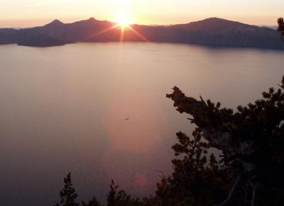 Sunset at Crater Lake 1