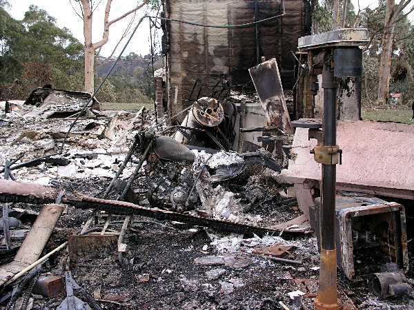 Motorcycle Skeleton <br> Maywind Court, Scripps Ranch