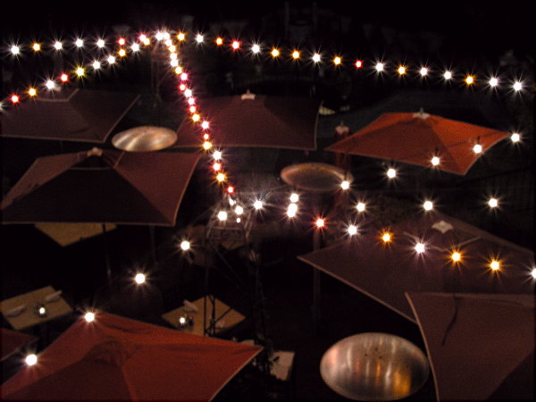 Umbrellas Under The Moon