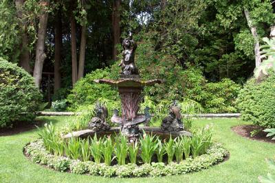Fountain in Front Garden