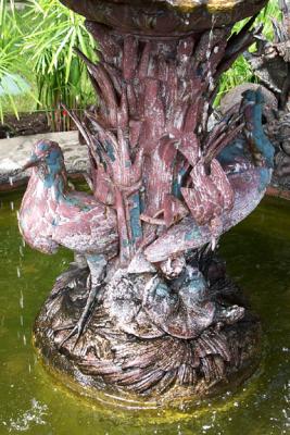 Fountain Base in Front Garden