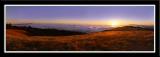 Russian Ridge:  Marine Layer at Sunset