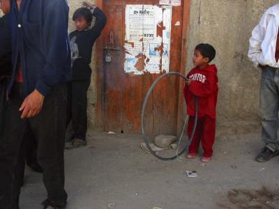 boy with hoop, Tabo