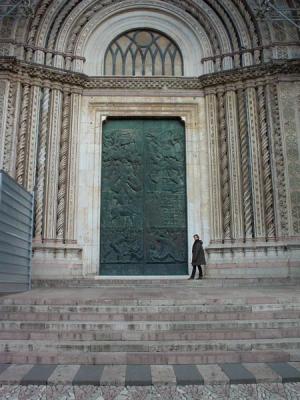 Maria and the Duomo Door