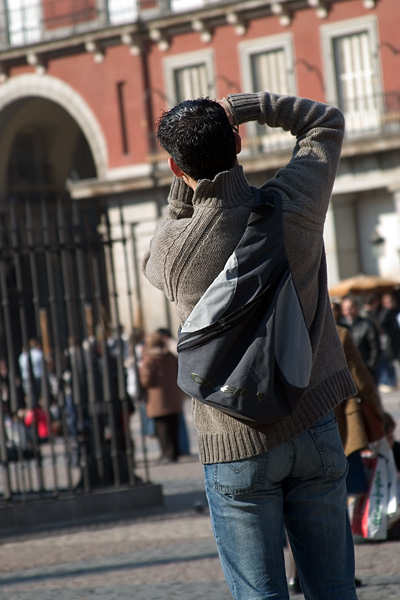 taking a picture*