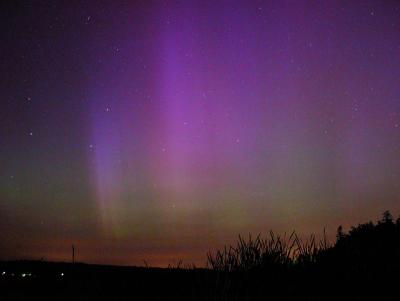 Aurora from Whidbey Island, North of Seattle