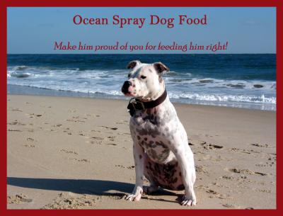Ocean Spray Dog Food *