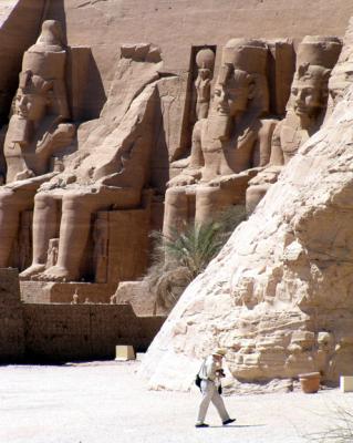 Abu Simbel.  Built by the mightiest of the Pharaohs, Ramses II.