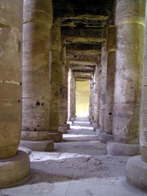 Abydos.  Ancient Egyptians tried to make a pilgrimage to Abydos, cult center of the god Osiris.
