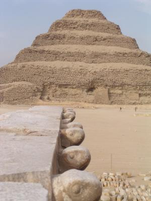 Step Pyramid with cobras