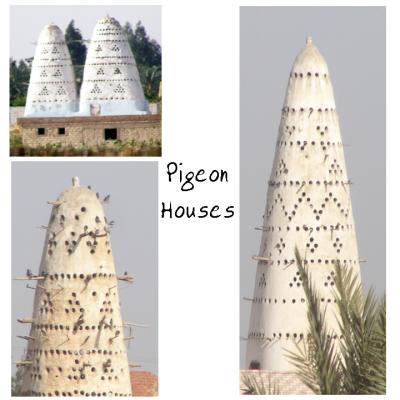 A variety of Pigeon Houses