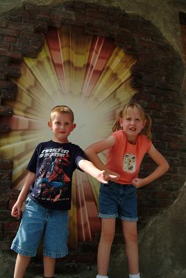 A web slinger and a body builder.