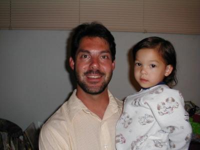 Bearded Papa and Baby Shannon