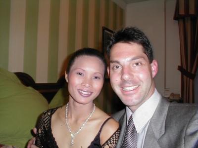 Dao and Dave all dressed up for a night on the town in San Francisco