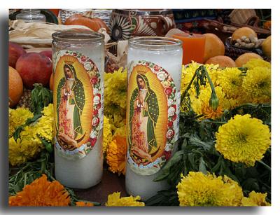 Candles and Marigolds